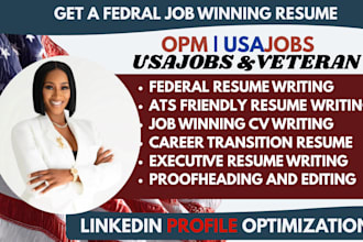 write and edit a professional federal resume
