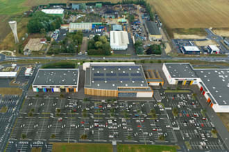 create hyper realistic aerial view renderings