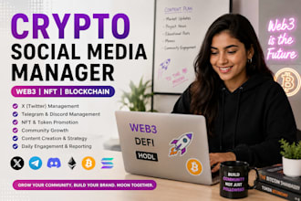 be your crypto social media manager for web3, nft and blockchain