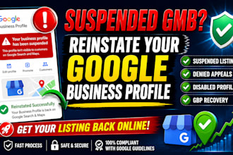 fix gmb suspension reinstate google business profile and recover denied appeal