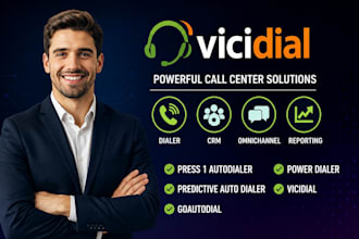 setup press 1 autodialer,predictive auto dialer,goautodial,power dialer,vicidial