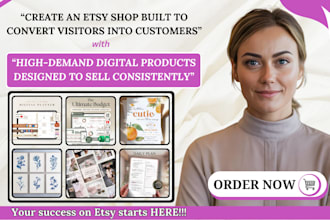 do etsy digital product design for etsy shop setup etsy digital planner etsy seo