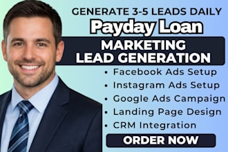 do 800 payday loan leads personal loan business loan leads facebook ads video