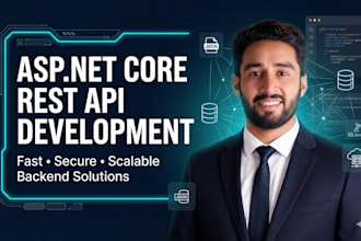 develop rest API in dotnet core with sql server integration