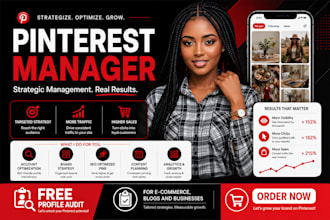 be your pinterest marketing manager for ecommerce, blogs and business growth