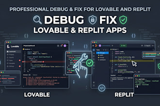 fix debug and review your lovable and replit vibe coding app