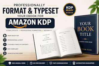 format and typeset your ebook for amazon KDP