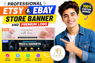 design logo and banner for amazon, etsy , ebay