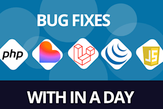 debug and fix laravel, javascript and vibe codding web applications