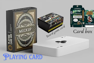 design board game card playing card and packaging card box