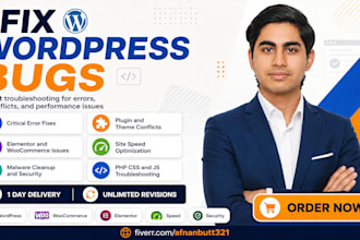 fix wordpress bugs critical errors and optimize your site speed