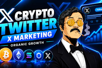 defi twitter x marketing defi promotion web3 finance crypto organic growth x