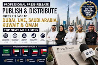 publish and distribute press release to dubai, saudi arabia, uae top news sites
