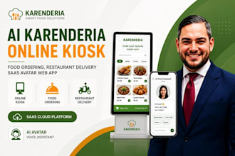ai karenderia online kiosk food ordering restaurant delivery saas avatar web app