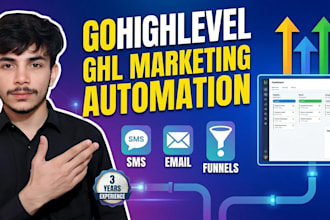 build gohighlevel sales funnel, ghl workflows, and automation expert