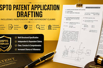 uspto patent application drafting including independent and dependent claims