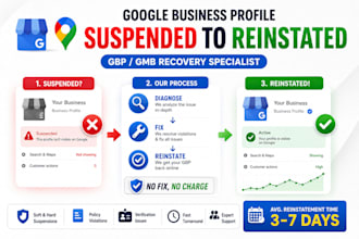 reinstate and fix your suspended google business profile gbp gmb
