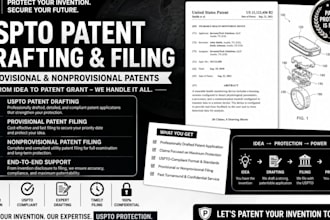 uspto patent us patent drafting filing provisional patent nonprovisional patent