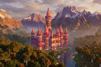 be your professional minecraft builder and architect