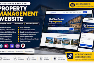 do property website, vacation booking website, real estate