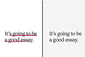 proofread, edit and format your essay, assignment or thesid