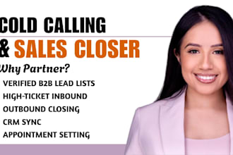 be your appointer setter, cold calling, appointment setting, cold caller, sdr