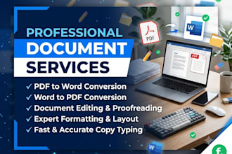 professionally do microsoft office work