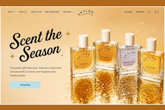 design perfume shopify store frangrance store  perfume shopify perfume website