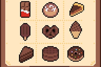 create custom pixel art game assets for your game