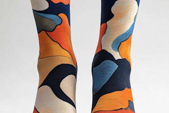 design a unique socks design