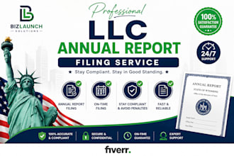 file your llc annual report, state compliance, and franchise tax