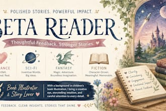 fiction beta reader, romance beta reader, sci fi beta reader fantasy beta reader