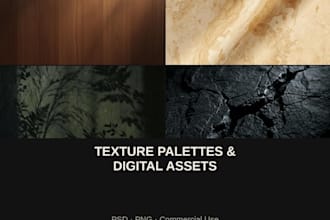 design photoshop overlay texture palettes and digital paper