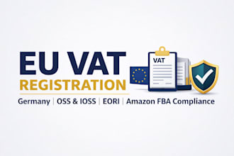 do eu vat registration, oss ioss setup, germany vat, vat compliance for amazon