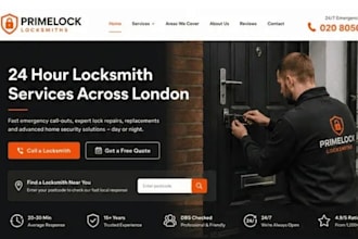 build wix locksmith website security company website local service website