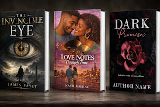 do book cover design, ebook cover, amazon kdp book cover,  fantasy book cover