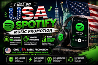 organic USA spotify music promotion, german spotify promotion