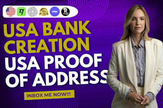 do USA proof of address for non USA residents, USA bank creation, mercury, llc
