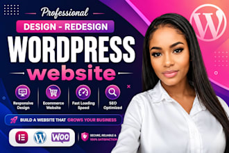 design wordpress website for ecommerce and business growth