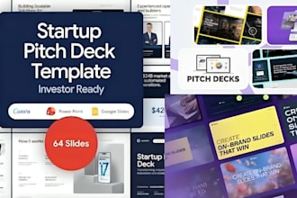design a winning startup pitch deck for investors and fundraising
