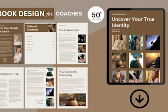 design ebook workbook lead magnet pdf for coaches