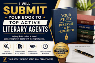 submit your book to top active literary agents