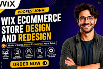 build wix ecommerce website wix website design wix redesign wix web development