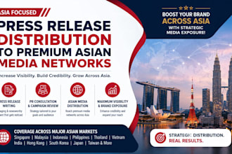 distribute  your press release to premium asian media network