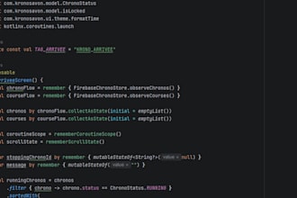 develop your application android