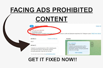 promote telegram channel, run telegram ads, fix telegram ads review, telegram ad