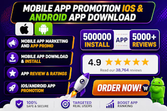 do android mobile, app promotion, game testing, app install, app download