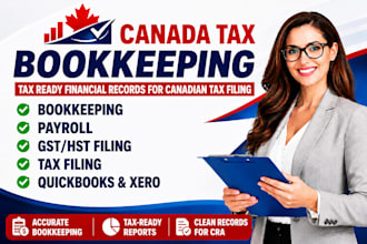 do canada bookkeeping payroll gst tax filing in quickbooks xero