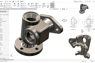 create 3d cad models, mechanical parts, assemblies , 3d print files in solidwork
