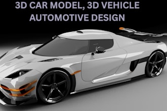 3d car models, vehicles, automotive designs, renders for 3d printing and games